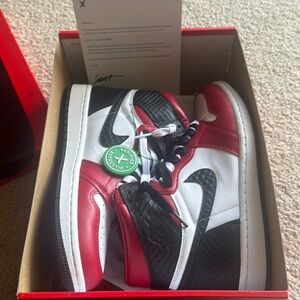 Jordan Retro 1 Satin Snake Chicago
